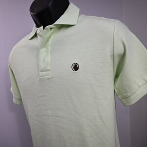 Southern Proper Golf Polo Shirt Light Green Short Sleeve Cotton Casual Men Small